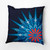 18" x 18" Blue and Red Sailor's Delight Outdoor Throw Pillow