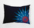 14" x 20" Blue and Red Sailor's Delight Rectangular Outdoor Throw Pillow