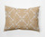 14" x 20" Brown and White Anchors Up Outdoor Throw Pillow