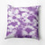 18" x 18" Purple and White Chillax Outdoor Throw Pillow