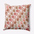 14" x 20" Coral Pink and Yellow Margarita Glass Outdoor Throw Pillow - Down Alternative Filler