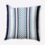 16" x 16" Blue and White Comb Dot Outdoor Throw Pillow