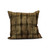 18" Umber Brown Striped Pool Contemporary Outdoor Throw Pillow - Down Alternative Filler