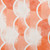 16" x 16" Orange and White Zircoland Outdoor Throw Pillow