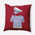 20" x 20" Red and Blue Captain Uniform Outdoor Throw Pillow