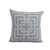 16" Purple Square Floral Decorative Indoor Throw Pillow with Sunset Tulip Stripe Design