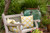 20" x 20" Yellow and White Small Mod Circles Outdoor Throw Pillow