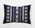 14" x 20" Blue and White Rectangular Outdoor Throw Pillow