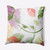 18" x 18" White and Green Windy Outdoor Throw Pillow