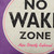 16" x 16" Purple "No Wake Zone Naps Strictly Enforced" Outdoor Throw Pillow