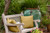 16" x 16" Gold Solid Square Outdoor Throw Pillow