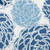 20" x 20" Blue and White Olivia Outdoor Throw Pillow