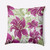 16" x 16" Purple and Green Square Tree Mallow Outdoor Throw Pillow