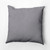 18" x 18" Classic Gray Outdoor Throw Pillow