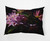 14" x 20" Black and Pink Rectangular Floral Dream Outdoor Throw Pillow