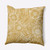 18" x 18" Yellow and White Zentangle Outdoor Throw Pillow