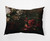 14" x 20" Brown and Red Rectangular Floral Craze Outdoor Throw Pillow