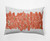 14" x 20" Orange and White Flower Bell Outdoor Throw Pillow