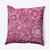 16" x 16" Pink and White Zentangle Outdoor Throw Pillow
