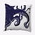 20" x 20" Blue and White Gus Outdoor Throw Pillow