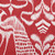 18" x 18" Red and White Crown Outdoor Throw Pillow