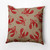 Lobsters Outdoor Throw Pillow - 16" - Brown and Red
