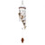 32" Bronze and Silver Hummingbird Flutter Outdoor Wind Chimes