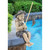17" Nellies Big Catch Fisherwoman Medium Outdoor Garden Statue