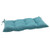 44" Aquatic Turquoise Outdoor Patio Tufted Loveseat  Cushion