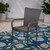 5-Piece Gray and Brown Wicker Outdoor Furniture Patio Dining Set