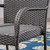 5-Piece Gray and Brown Wicker Outdoor Furniture Patio Dining Set