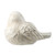 15.25" Cream White Distressed Classic Vintage Style Large Bird Figurine