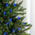 25ct Blue LED C7 Christmas Lights - 17ft Green Wire