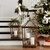 Contemporary Lantern Tabletop Decoration - 30.5" - Brown and Clear - Set of 2