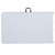 96" Granite White and Gray Contemporary Bi-Fold Training Outdoor Folding Table with Carrying Handle