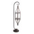 45.5" Elegant Antique Bronze Diamond Lantern with Stand - Perfect Accent for Your Home Decor