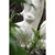 18.5" Cream White Distressed Vintage Style Small Rabbit Outdoor Figurine