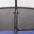 10' Blue and Black Upper Bounce Outdoor Trampoline with Enclosure Set