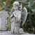 12.25" Celtic Kneeling Angel Outdoor Garden Statue