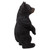 22" Black and Brown Bear Cub Standing Statue