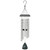 30" Silver and Black Angel's Arms Outdoor Bereavement Wind Chime - Embrace Loving Memories
