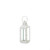 12.5" White Traditional Hanging Candle Lantern - Enhance Your Interiors with Exquisite Radiance