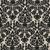 Damask Outdoor Patio Chaise Lounge Cushion - 72.5" - Black and White