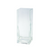 Square Transparent Glass Pillar Candle Holder - 10" - Clear