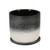 Ceramic Outdoor Planter with Saucer - 6" - Black and White