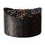 10" Black and Metallic Bronze Steel Roxbury Umbrella Hole Firebowl