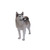 Siberian Husky Standing Outdoor Garden Statue - 23"