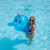 29" Inflatable Blue Narwhal Beach Ball with Tusk