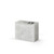 6.25" Gray Rectangular 2 Wick Pillar Wax Candle