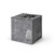 7.75" Anthracite Square 4-Wick Pillar Candle